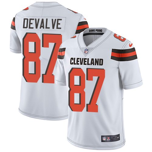 Nike Men & Women & Youth Browns 87 Seth DeValve White Vpor Untouchable Limited Jersey,We sell and wholesale Nike Men & Women & Youth Browns 87 Seth DeValve White Vpor Untouchable Limited Jersey on line form chian!
